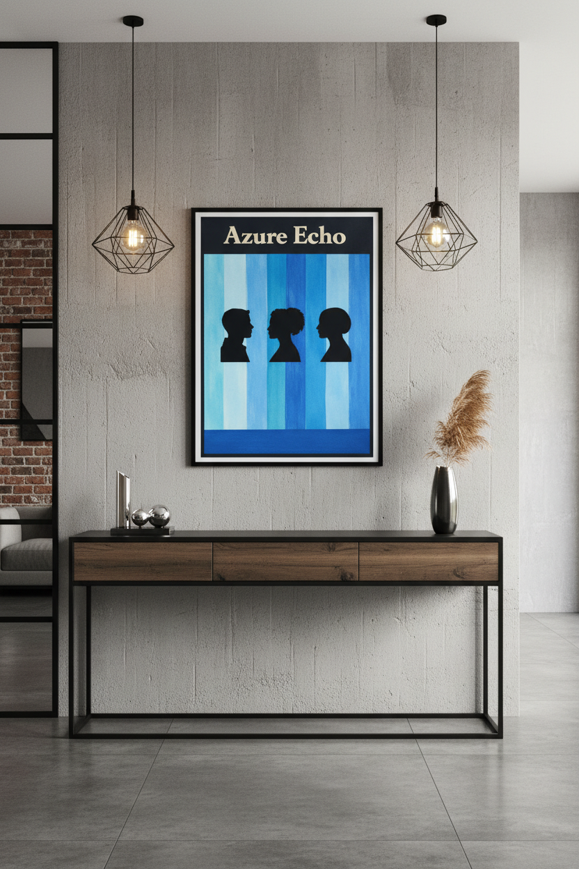 Azure Poster Urban Entryway Mockup
